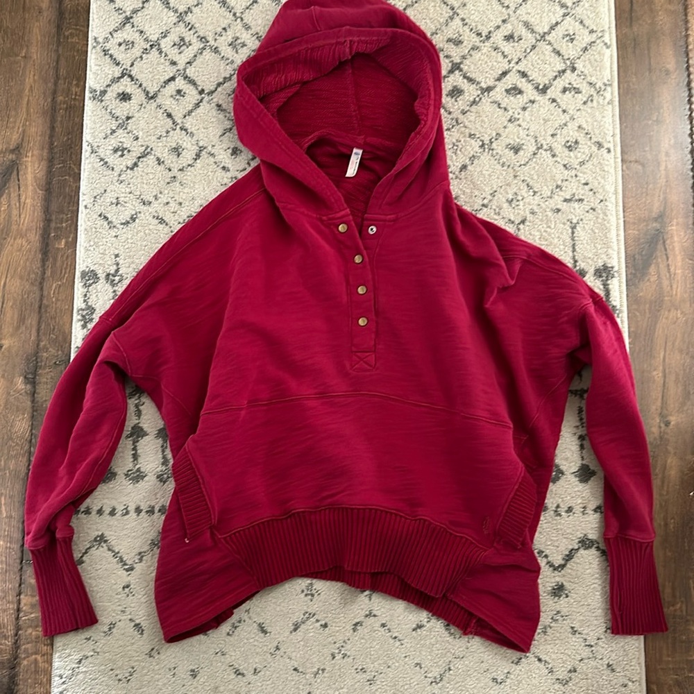 Free people hooded pullover